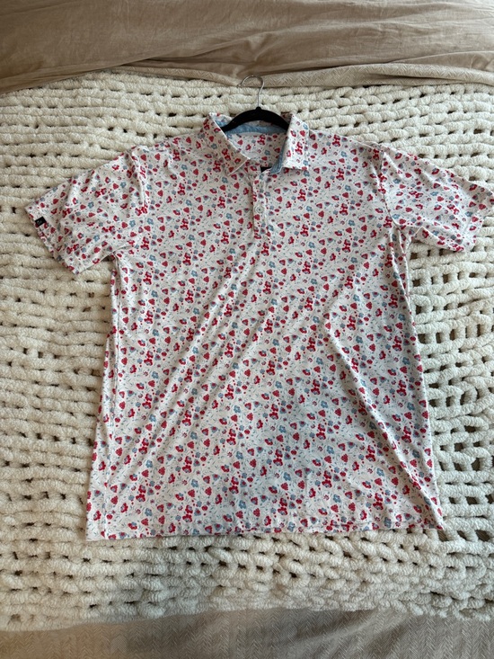 Swannies Golf Other - Men's Floral Polo